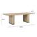 Chelsea Ash Wood Rectangular Dining Table by TOV Furniture