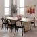 Chelsea Ash Wood Rectangular Dining Table by TOV Furniture