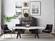 Beatrix Gray Velvet Side Chair by TOV Furniture