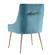 Beatrix Sea Blue Velvet Side Chair by TOV Furniture