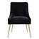 Beatrix Black Velvet Side Chair by TOV Furniture