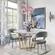 Rocco Slub Gray Dining Chair by TOV Furniture