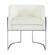 Giselle Cream Velvet Dining Chair w/Silver Leg by TOV Furniture