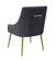 Beatrix Pleated Gray Velvet Side Chair by TOV Furniture