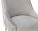Beatrix Pleated Gray Velvet Bar Stool by TOV Furniture