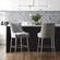 Beatrix Pleated Gray Velvet Bar Stool by TOV Furniture