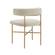 Kim Performance Cream Velvet Dining Chair by TOV Furniture