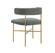 Kim Performance Gray Velvet Dining Chair by TOV Furniture