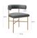 Kim Performance Gray Velvet Dining Chair by TOV Furniture