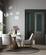 Beatrix Pleated Light Gray Velvet Side Chair by TOV Furniture