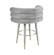 Betty Gray Velvet Counter Stool by TOV Furniture