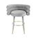 Betty Gray Velvet Counter Stool by TOV Furniture