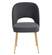 Swell Dark Gray Velvet Chair by TOV Furniture