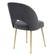 Swell Dark Gray Velvet Chair by TOV Furniture