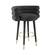 Betty Black Velvet Bar Stool by TOV Furniture
