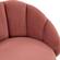 Myla Salmon Swivel Counter Stool by TOV Furniture