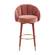 Myla Salmon Swivel Bar Stool by TOV Furniture
