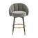 Myla Light Gray Swivel Counter Stool by TOV Furniture