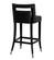 Hart Black Velvet Bar Stool by TOV Furniture