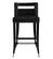 Hart Black Velvet Bar Stool by TOV Furniture
