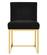 Haute Black Velvet Chair by TOV Furniture