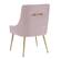 Beatrix Blush Velvet Side Chair by TOV Furniture