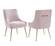 Beatrix Blush Velvet Side Chair by TOV Furniture