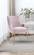Beatrix Blush Velvet Side Chair by TOV Furniture