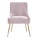 Beatrix Blush Velvet Side Chair by TOV Furniture