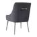 Beatrix Gray Velvet Side Chair w/Silver Leg by TOV Furniture