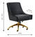 Beatrix Black Office Swivel Chair by TOV Furniture