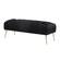 Jessica Black Velvet Bench by TOV Furniture