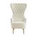 Jezebel Cream Velvet Wingback Chair by TOV Furniture