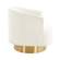 Stella Cream Velvet Swivel Chair by TOV Furniture