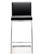 Parma Black Stainless Steel Counter Stool - Set of 2 by TOV Furniture