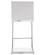 Parma White Stainless Steel Counter Stool - Set of 2 by TOV Furniture