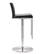 Amalfi Black Stainless Steel Adjustable Barstool by TOV Furniture