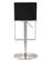 Amalfi Black Stainless Steel Adjustable Barstool by TOV Furniture