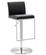 Amalfi Black Stainless Steel Adjustable Barstool by TOV Furniture