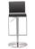 Amalfi Gray Stainless Steel Adjustable Barstool by TOV Furniture
