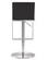 Amalfi Gray Stainless Steel Adjustable Barstool by TOV Furniture