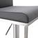 Amalfi Gray Stainless Steel Adjustable Barstool by TOV Furniture