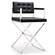 Director Black Stainless Steel Counter Stool by TOV Furniture