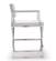 Director White Stainless Steel Counter Stool by TOV Furniture