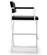Director Black Stainless Steel Barstool by TOV Furniture