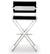 Director Black Stainless Steel Barstool by TOV Furniture
