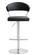 Cosmo Black Stainless Steel Barstool by TOV Furniture