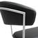 Cosmo Black Stainless Steel Barstool by TOV Furniture