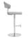 Cosmo White Stainless Steel Barstool by TOV Furniture