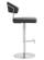 Cosmo Gray Stainless Steel Barstool by TOV Furniture